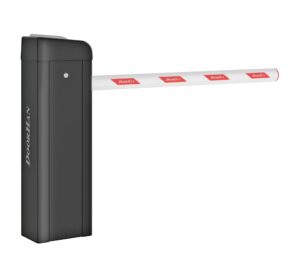 Комплект базовый шлагбаума BARRIER-PRO4000R в составе стойка BARRIER-PRO со встроенной сигнальной лампой и приемником, стрела BOOM-4R, комплект крепления круглой стрелы FIX-BOOM