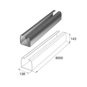 Балка прокатная 138×144×6 DHS138/M — балка 138×144×6 мм