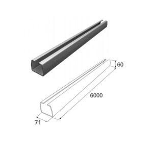 Балка прокатная 71×60×3,5 DHS71/M — балка 71×60×3,5 мм